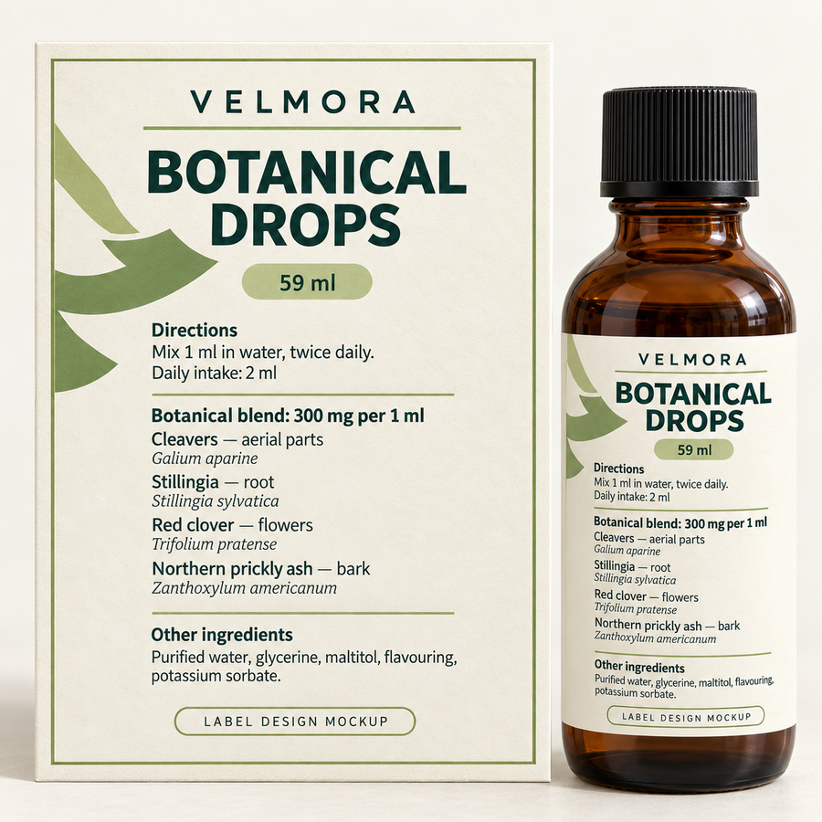 Label design mockup